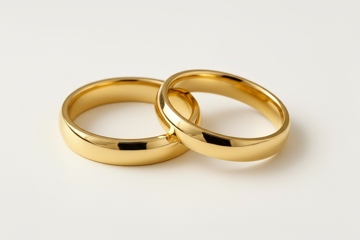 Par de Alianças Tradicional 4mm | Equilíbrio Perfeito